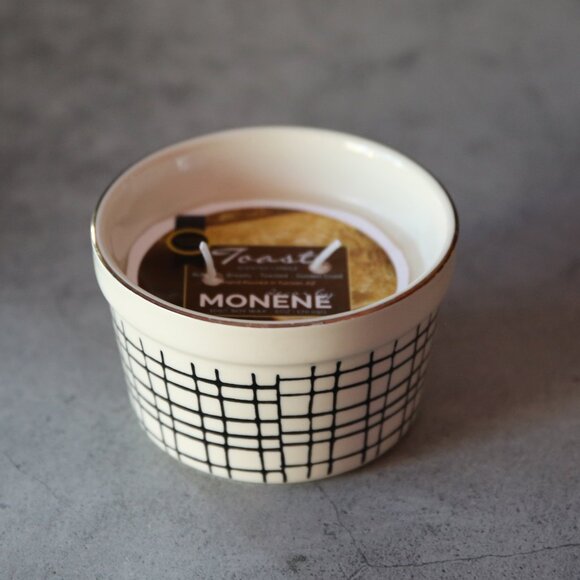 Toast Scented 6oz Upcycled Container Soy Wax Candle - Picture 1 of 4